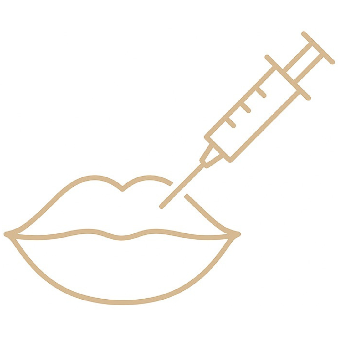 Natürlich geformte Lippen mit Hyaluron