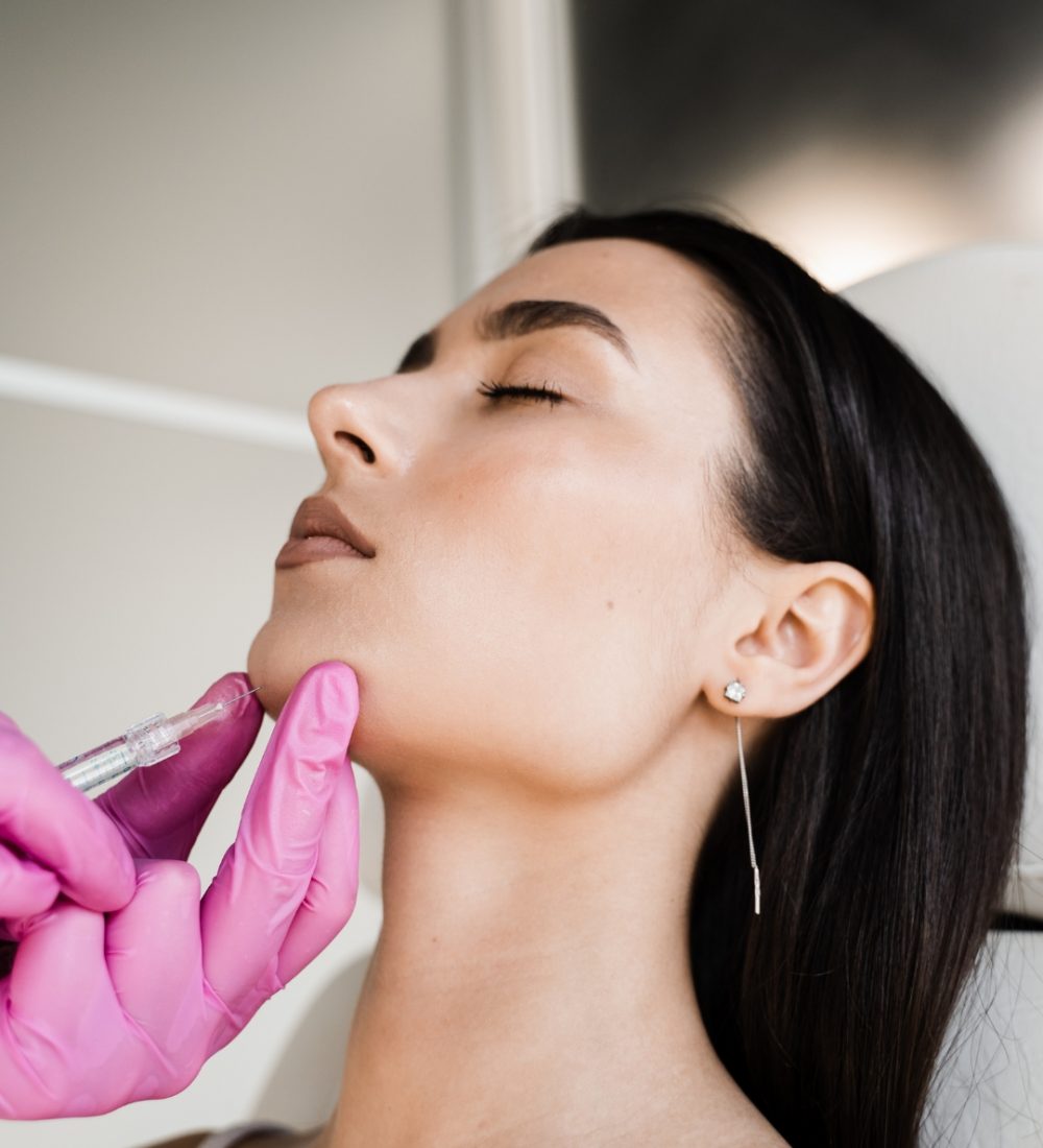 Injectieprocedure voor cosmetische behandeling